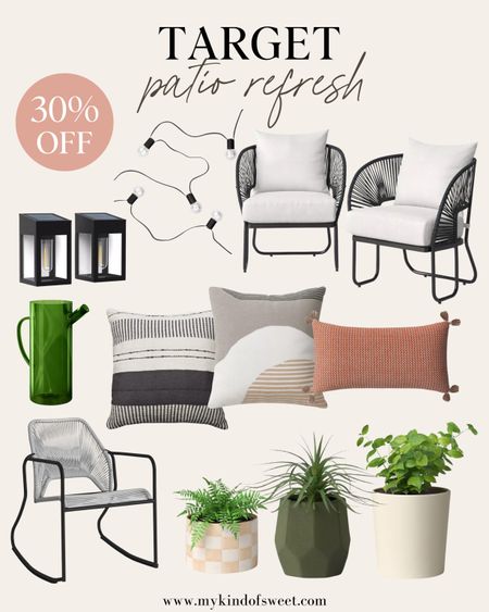 Target has 30% off patio items right now! Perfect for a patio refresh!

#LTKsalealert #LTKhome #LTKSeasonal