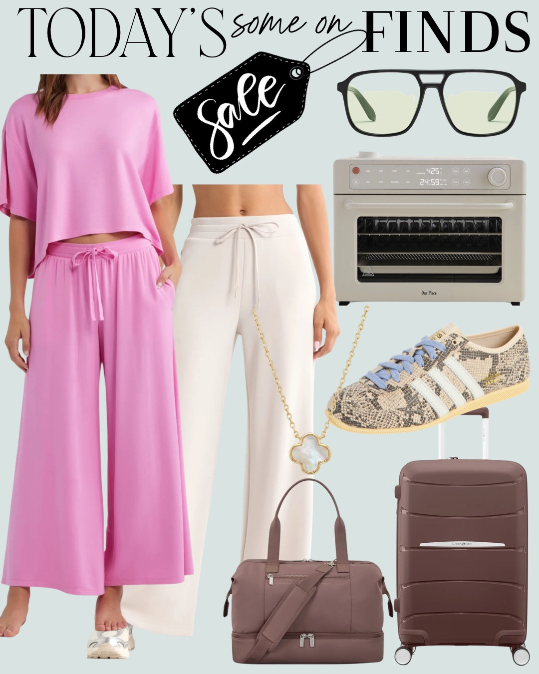 Matching set sunglasses sneakers on sale luggage summer find

#LTKootd #LTKSaleAlert #LTKPetite