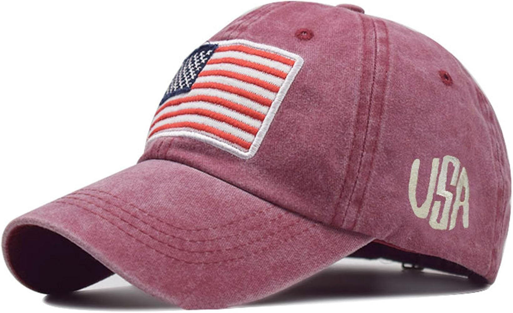 Mens Baseball Cap Trucker Hats Women Vintage Hat Cute Hats USA Embroidery Faishing Hat Fashion Ba... | Amazon (US)