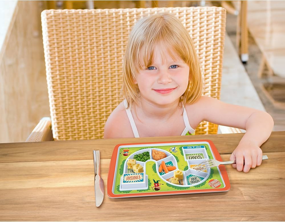 Genuine Fred DINNER WINNER, The Original Kid's Game Plate Tray - Award Winning - Picky Eater Solu... | Amazon (US)