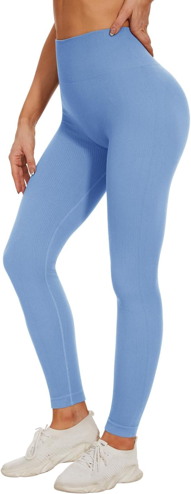 TNNZEET High Waisted Leggings for Women - No See Through Tummy Control Cycling Workout Yoga Pants... | Amazon (US)