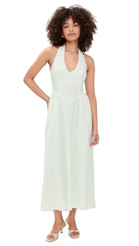 Seven Wonders | Seven Wonders Women's Calianna Midi Dress, Mint Stripe, L — shop this pick from Emily's edit