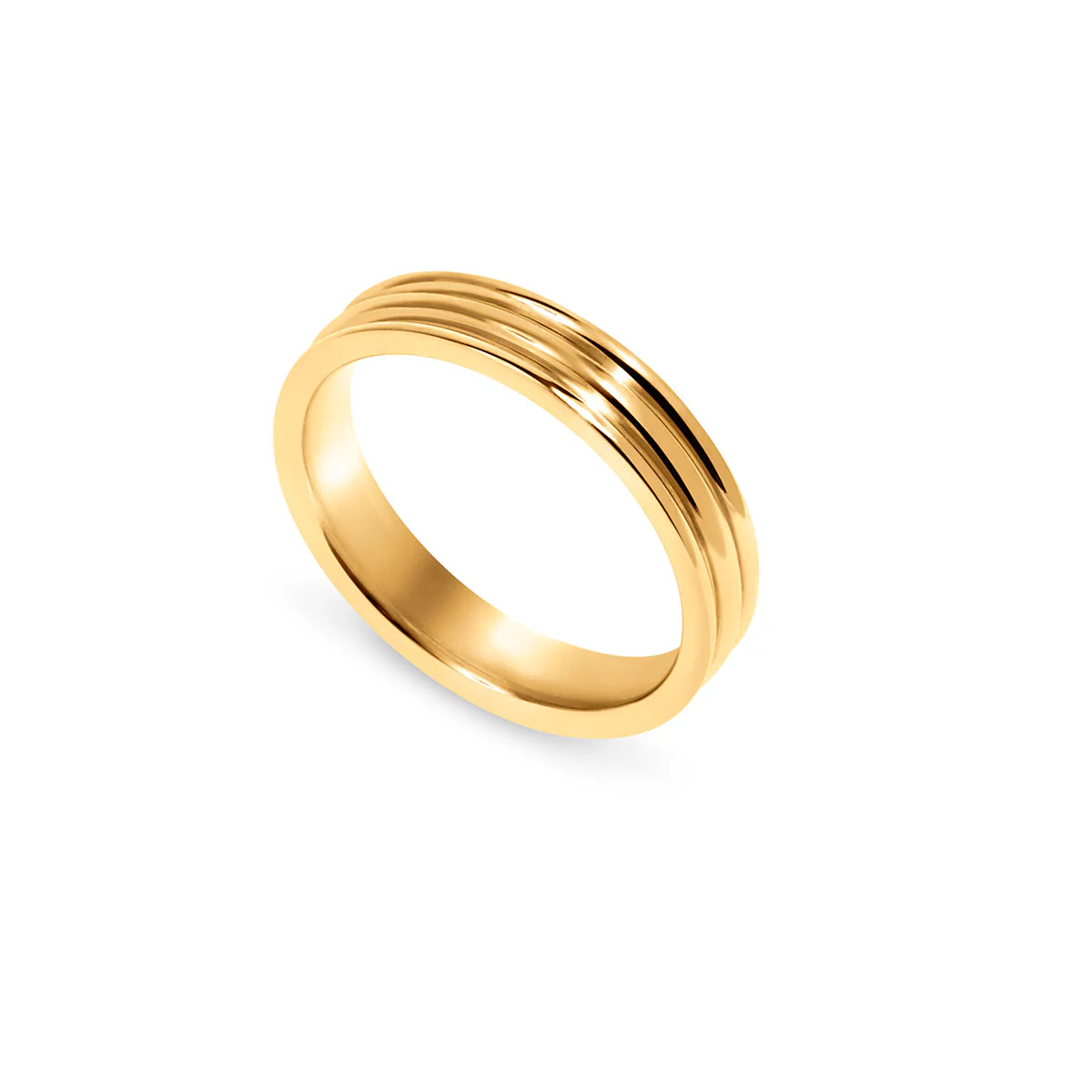 Triple Band Ring (Gold) | Abbott Lyon