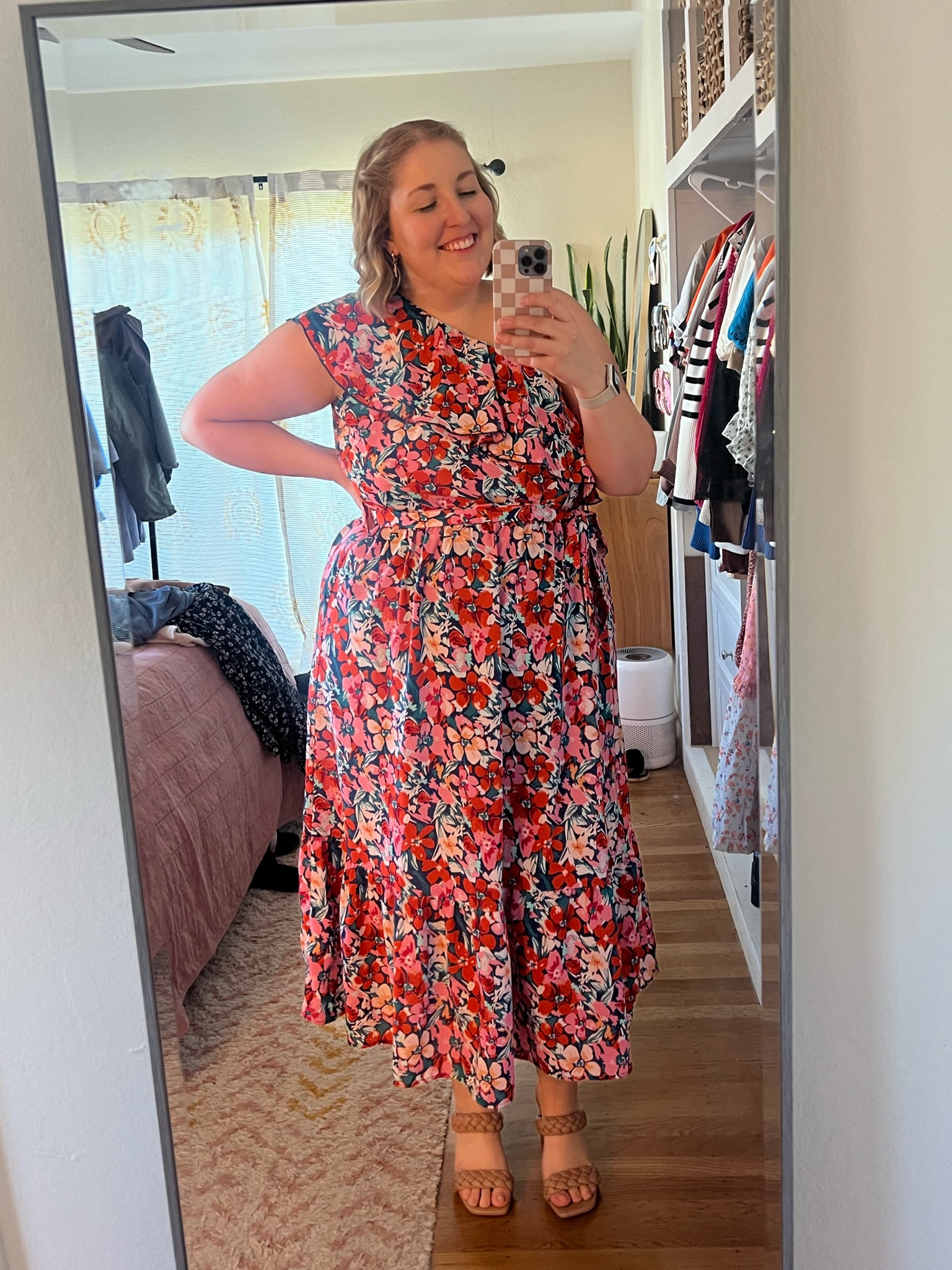 Love this one shoulder dress from Amazon! Wore it to a bridal shower but would be perfect for a wedding guest dress too🌸 

#LTKPlusSize #LTKSeasonal #LTKStyleTip