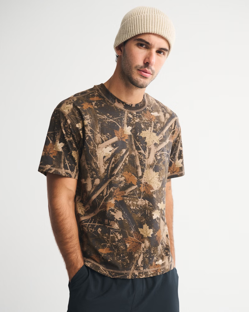 Men's YPB Active Cotton-Blend Tee | Men's Tops | Abercrombie.com | Abercrombie & Fitch (US)
