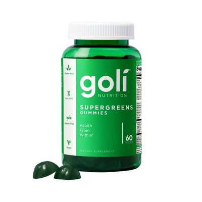 Goli Nutrition Vegan Supergreens Gummies - 60ct | Target