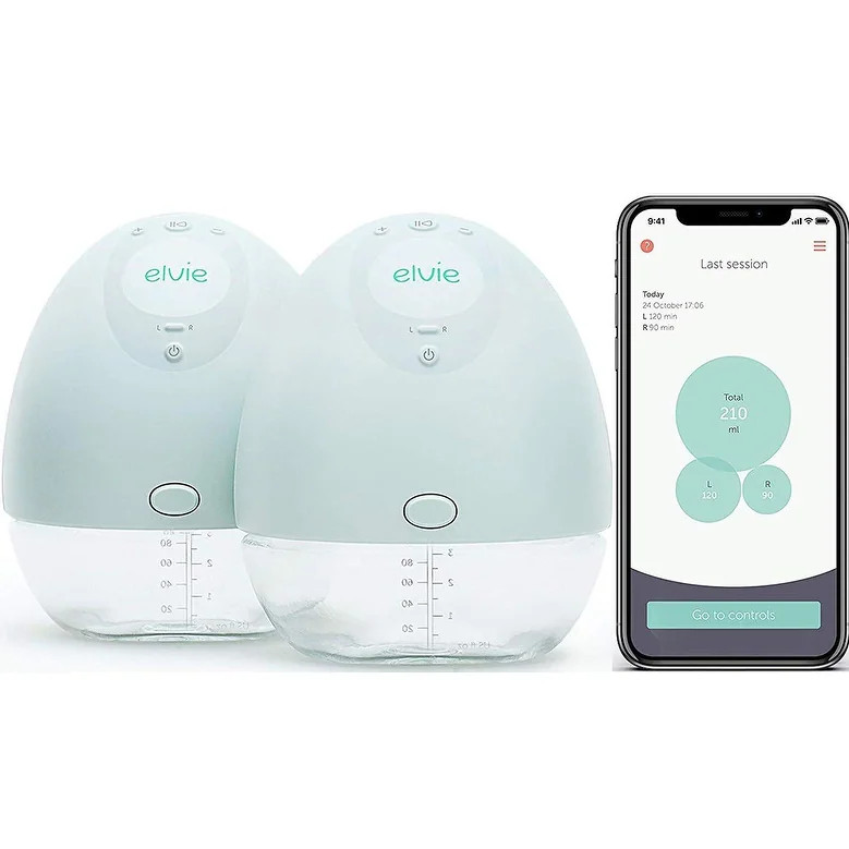 Elvie Pump Double Silent Wearable Breast Pump with App - Electric Hands-Free Portable Breast That Ca | Bed Bath & Beyond