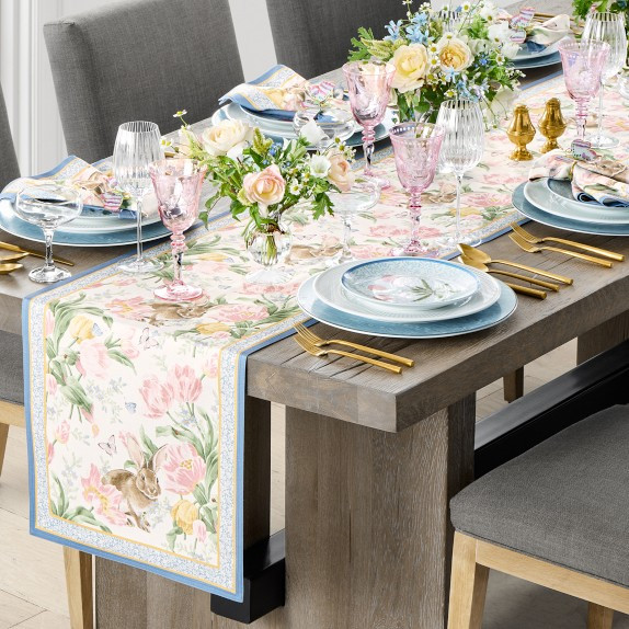 Garden Flowers Table Runner | Williams-Sonoma