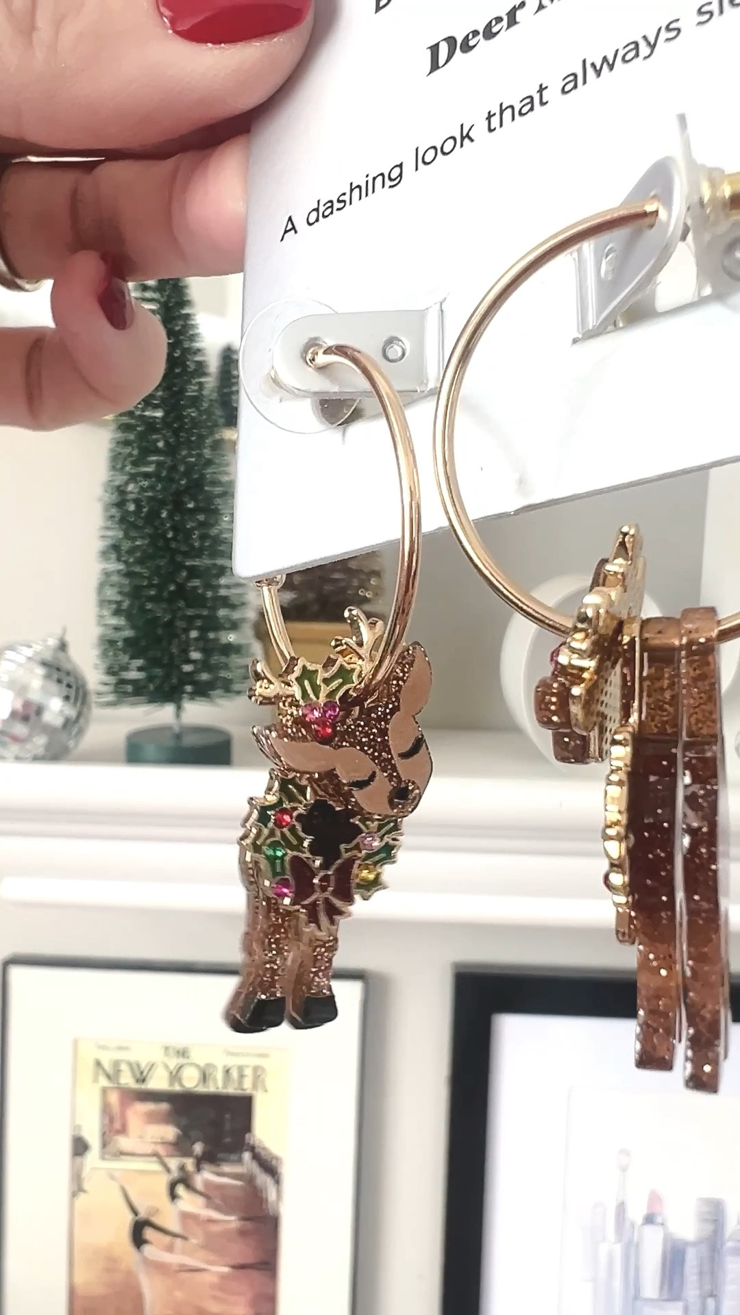 Holiday Earrings ON SALE for 30% off!! Grabbed some cute ones for this Christmas and next! How sweet are these reindeer?? #foundattarget #targetstyle 

#LTKgrwm #LTKHoliday #LTKFindsUnder50
