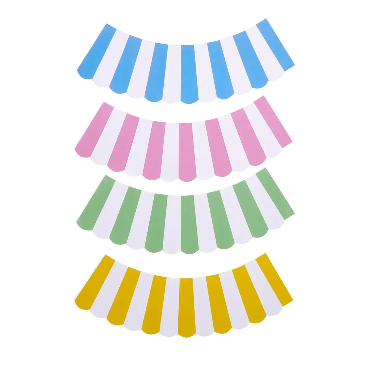 Bold Stripe Paper Shade Cover, Set of 2 | FairleyFancy