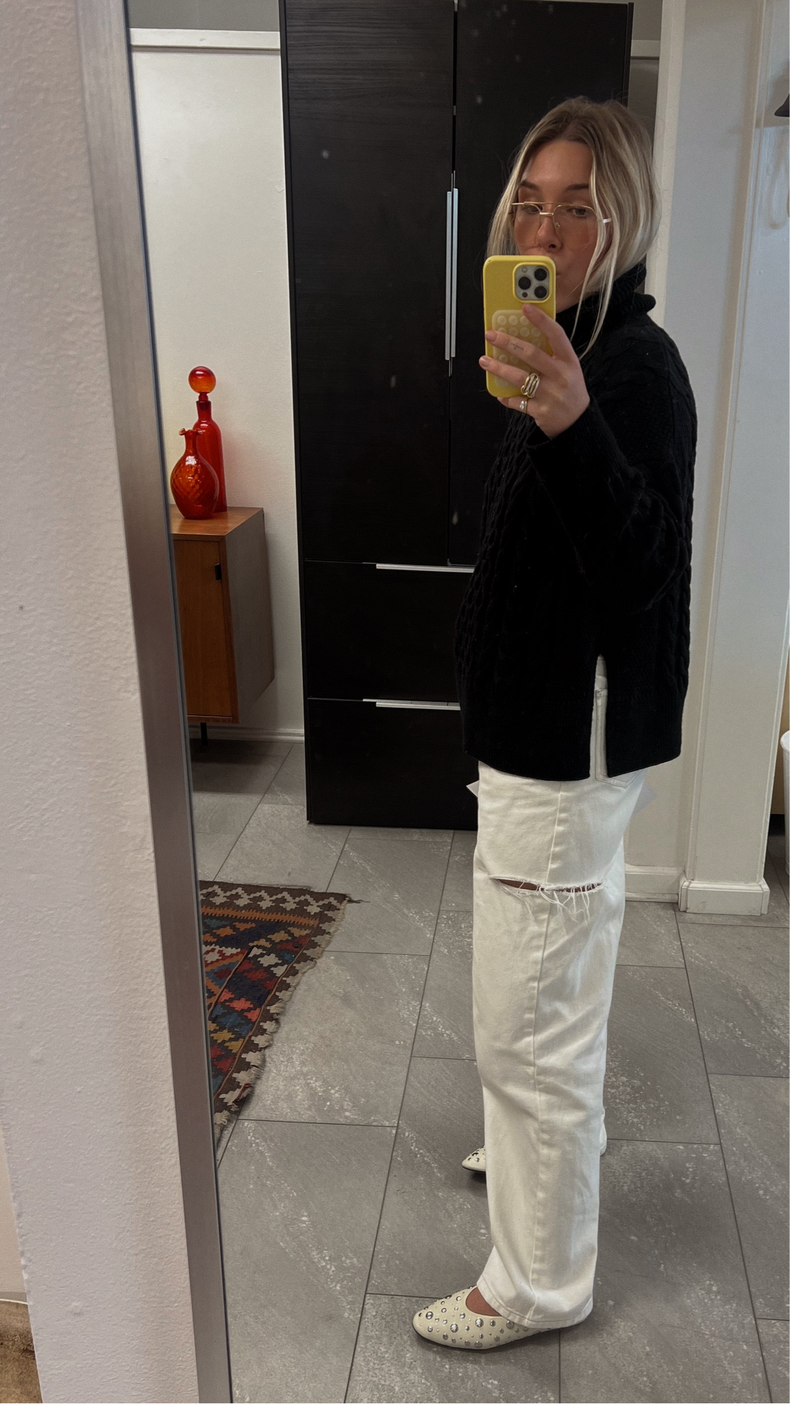 work outfit the other day. loving the Olsen tuck w my sweaters. shoes are sold out Zara and turtleneck is old banana republic 

#LTKWorkwear #LTKShoeCrush #LTKStyleTip
