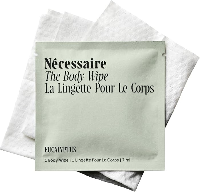 Nécessaire The Body Wipe | On-the-Go Cleansing Body Wipes | Body Wash-Inspired Formula with Niacinamide, Omegas + Plant Oils | Clean, Soft, Refreshed Skin | Eucalyptus Scent | Vegan + Non-Comedogenic | Amazon (US)