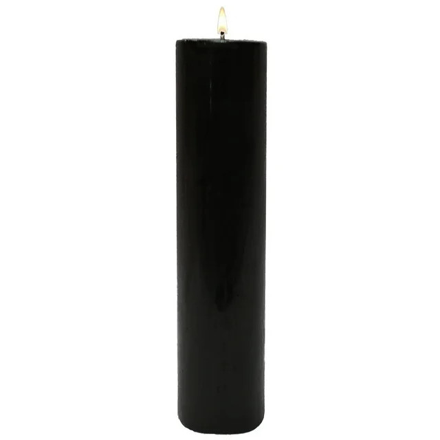 Black Pillar Candles | Walmart (US)