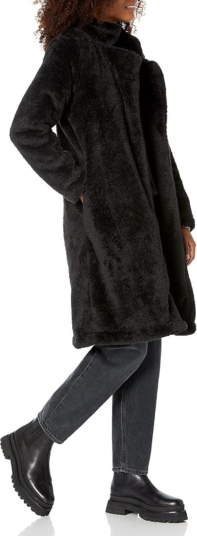 Daily Ritual Women's Teddy Bear Fleece Oversized-Fit Lapel Jacket | Amazon (US)
