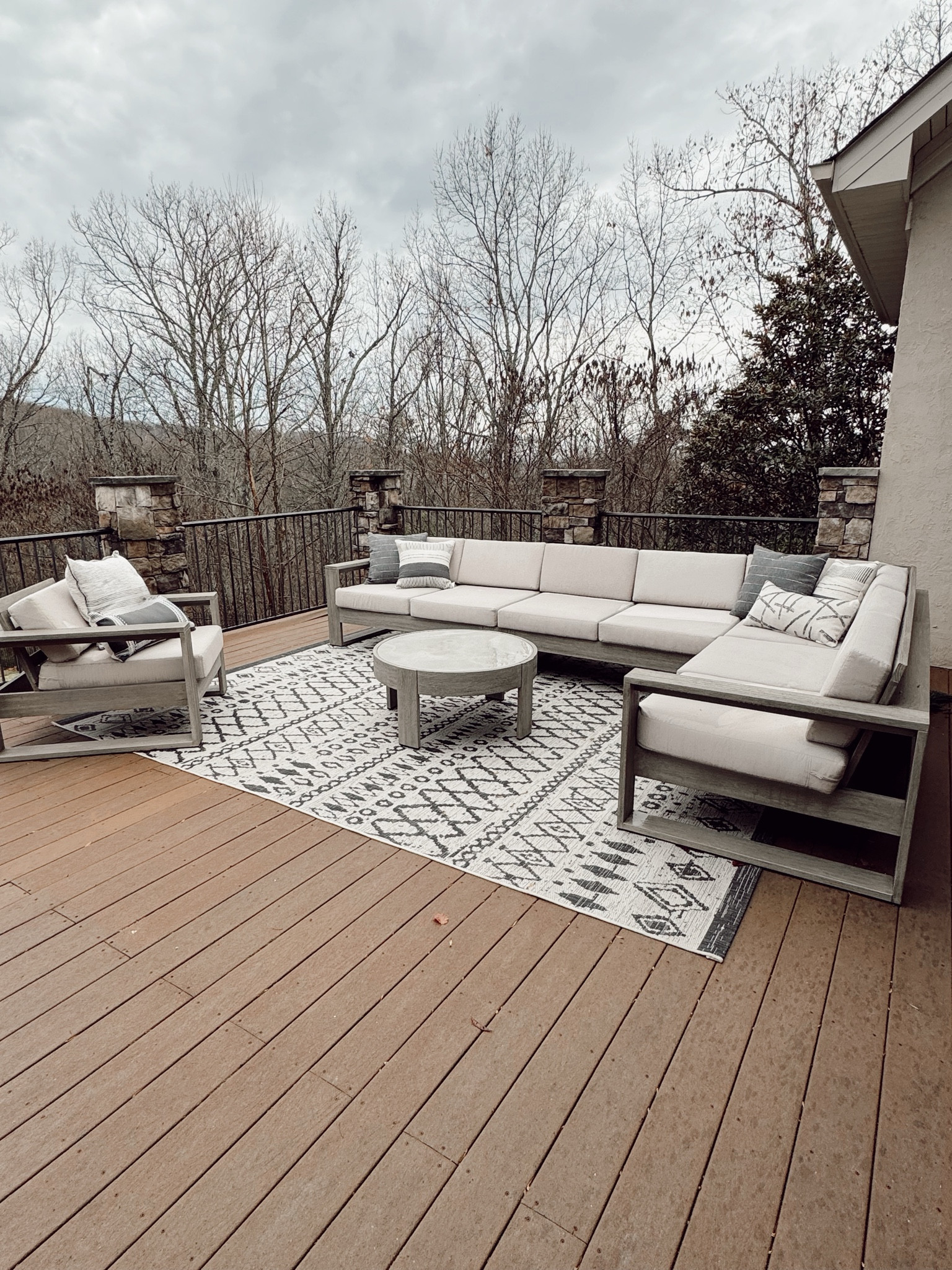 outdoor patio couch set + neutral throw pillows / linked our exact couch & a similar one!

#LTKfindsunder50 #LTKstyletip #LTKhome