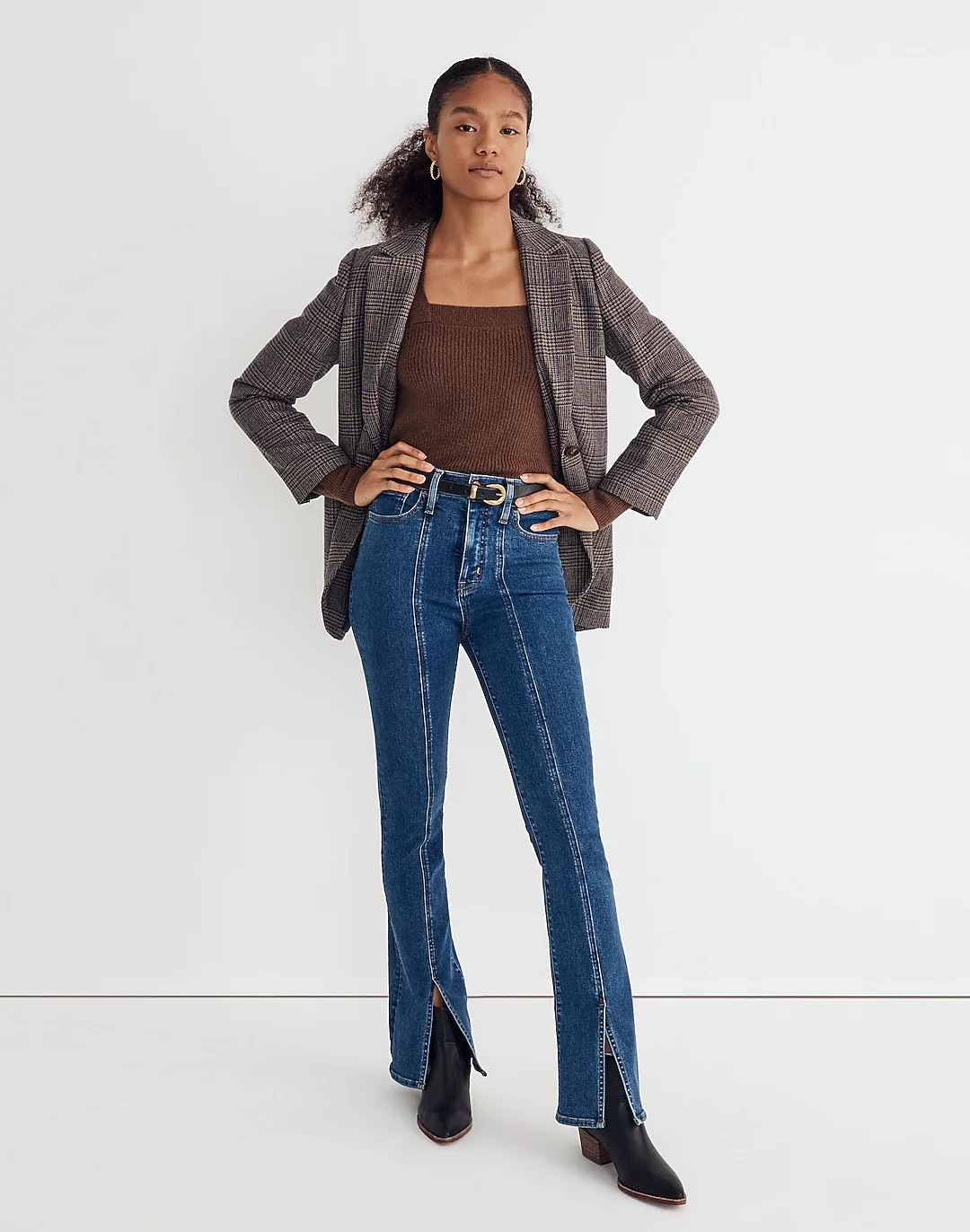 Larsen Blazer in Hawsell Plaid | Madewell