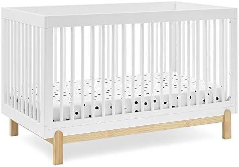 Delta Children Poppy 4-in-1 Convertible Crib, Bianca White/Natural | Amazon (US)