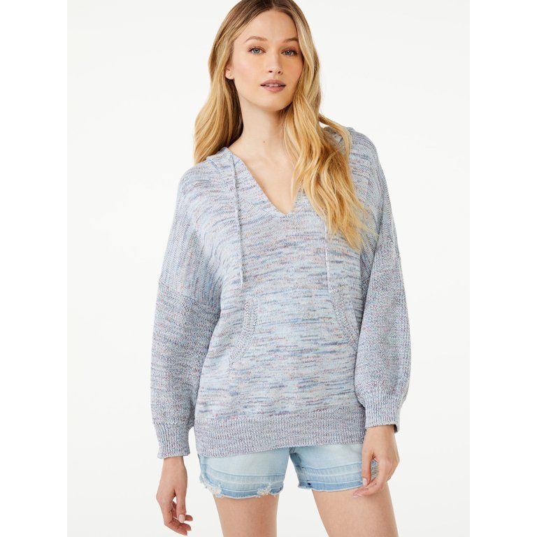 Scoop Women's Sweater Hoodie - Walmart.com | Walmart (US)