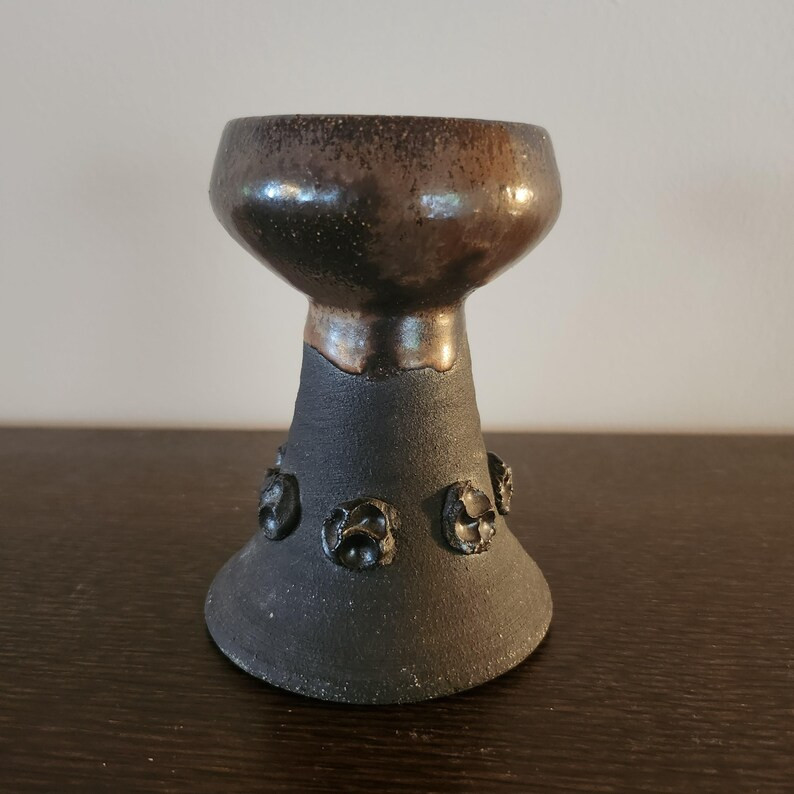 Vintage Danish stoneware candle holder in the style of Aage Würtz, 1970s | Etsy (Global)