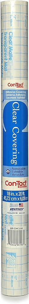 Con-Tact Brand Creative Clear Covering, Versatile and Self-Adhesive Shelf Liner, Semi-Transparent... | Amazon (US)