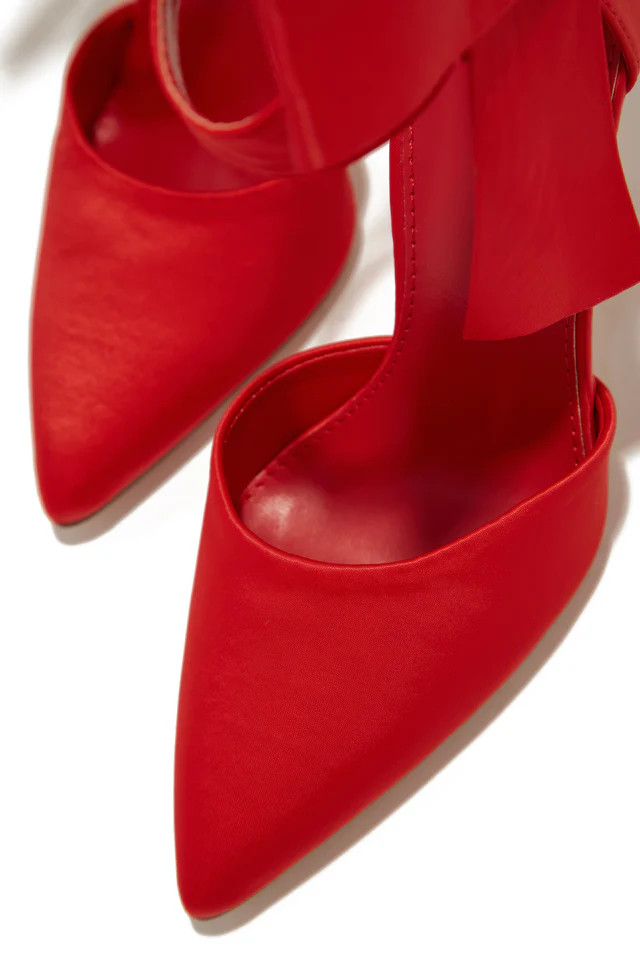 Miss Lola | Slay The Season Red High Heel Pumps | MISS LOLA