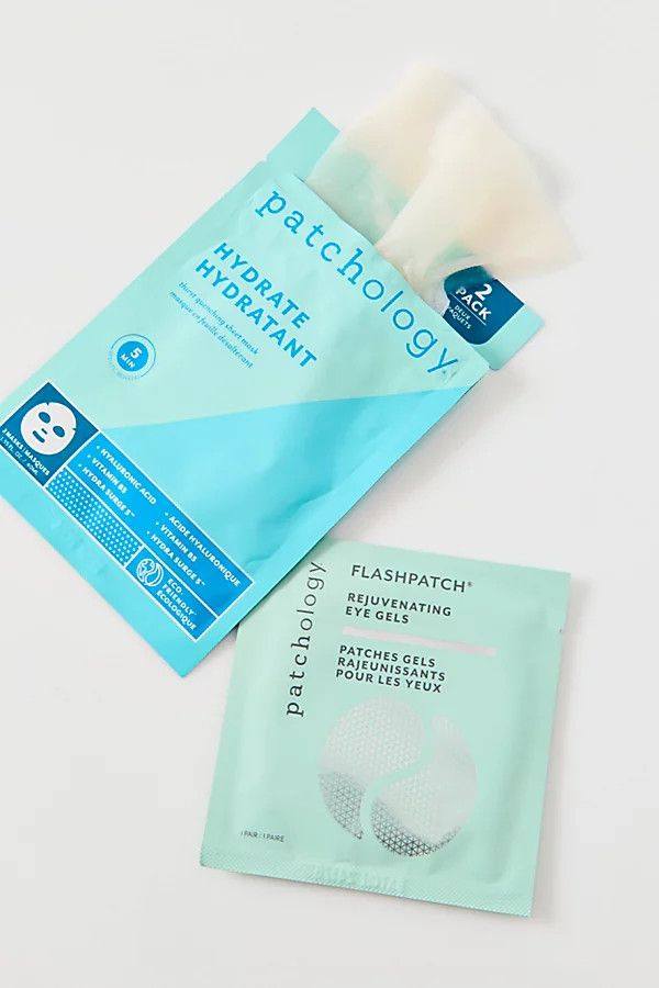 Patchology Recovery Mode A. M. Hydrating Facial Kit in Peach at Urban Outfitters | Urban Outfitters (US and RoW)