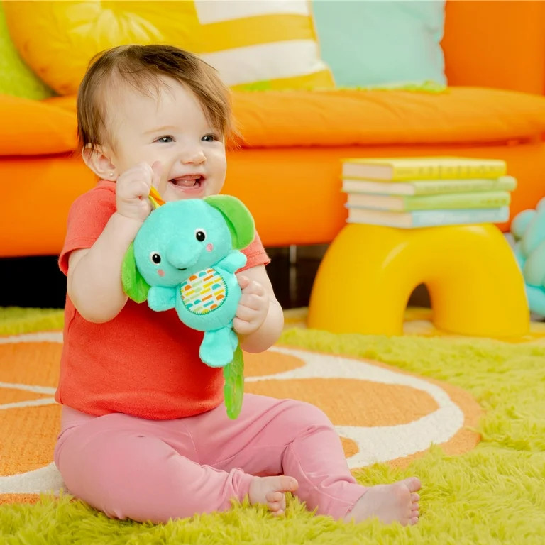 Tug Tunes on-the-go Clip-on Toy, Elephant, Unisex, Newborn + | Walmart (US)