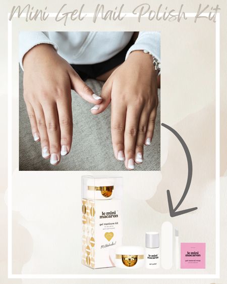 Mini gel manicure kit at Target. My daughter free hands the French tip look.

#LTKFindsUnder50 #LTKKids #LTKBeauty