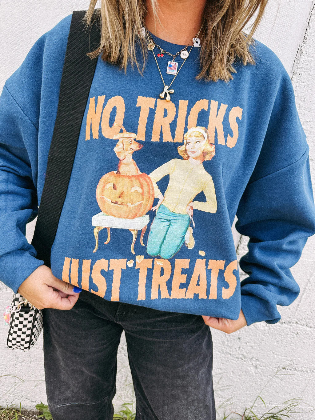 no tricks just treats SWEATSHIRT | Etta & East