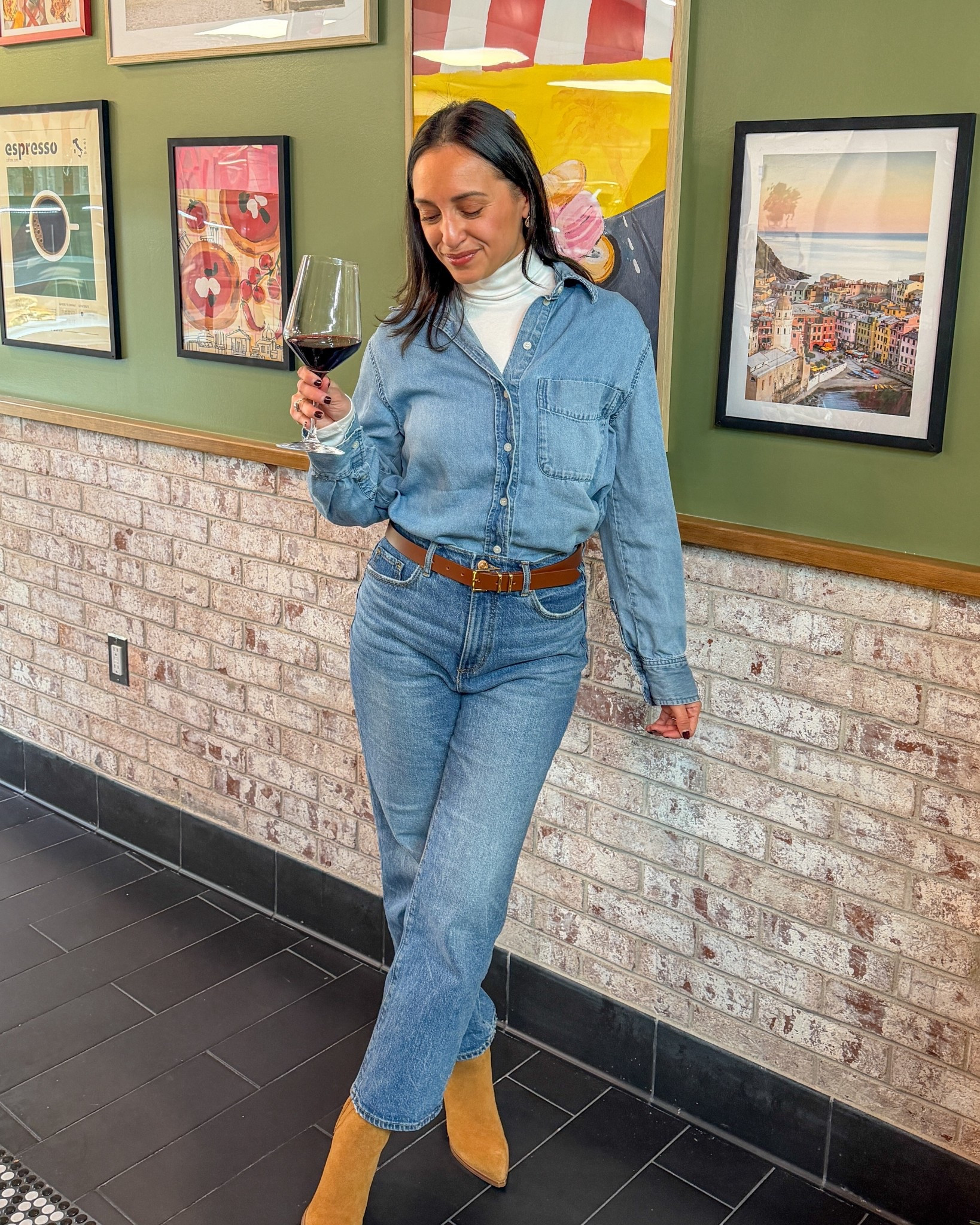 Denim on denim outfit! 

#LTKSaleAlert #LTKootd #LTKPetite