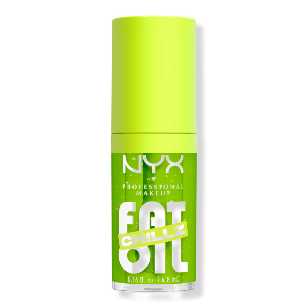 NYX Professional Makeup Fat Oil Lip Drip Chillz Cooling Lip Oil - Kiwi Freeze | Ulta