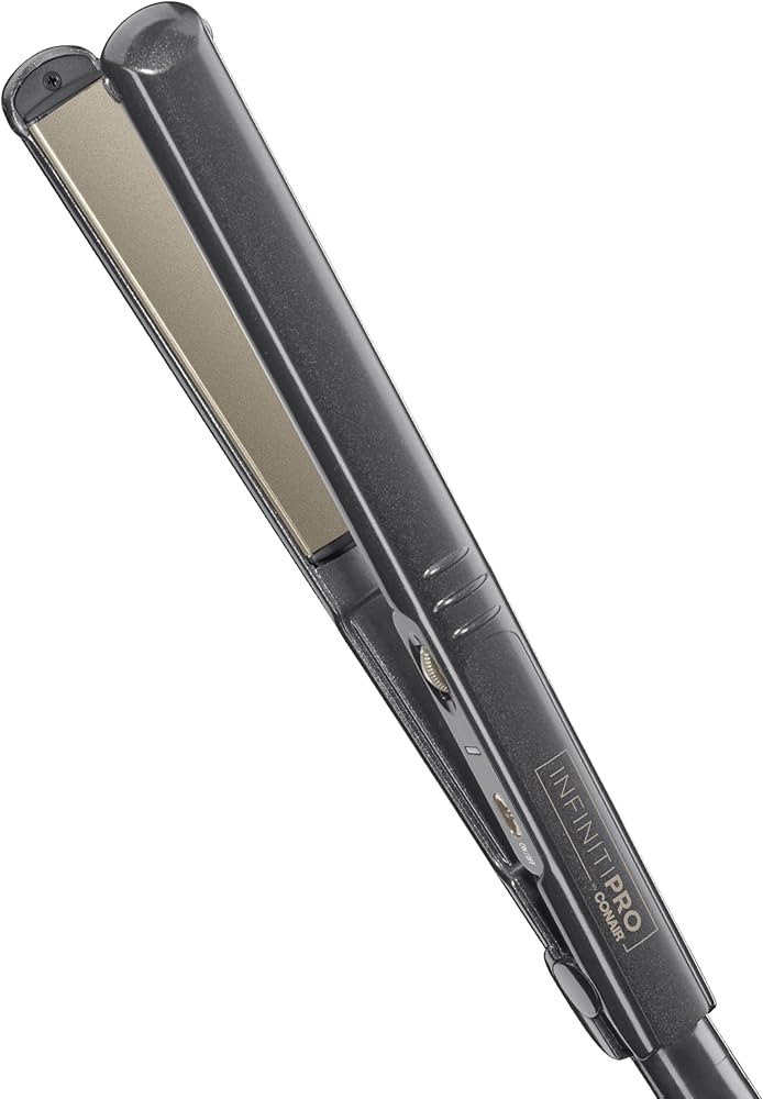 INFINITIPRO BY CONAIR Tourmaline Ceramic Flat Iron, 1 Inch, Purple | Amazon (US)