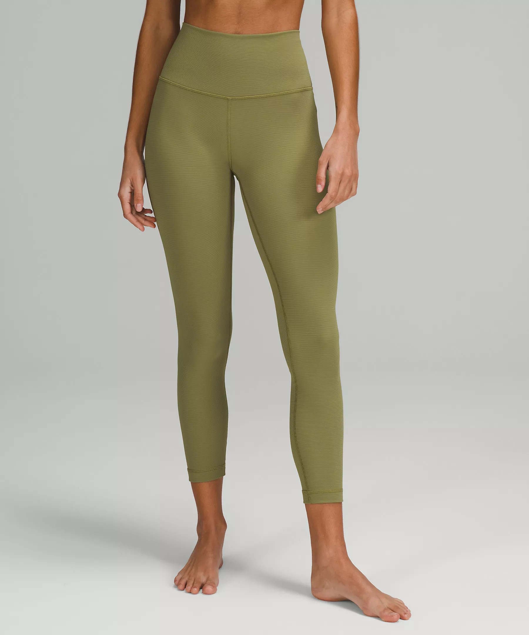 Wunder Under High-Rise Tight 25" Ribbed Fabric | Lululemon (US)