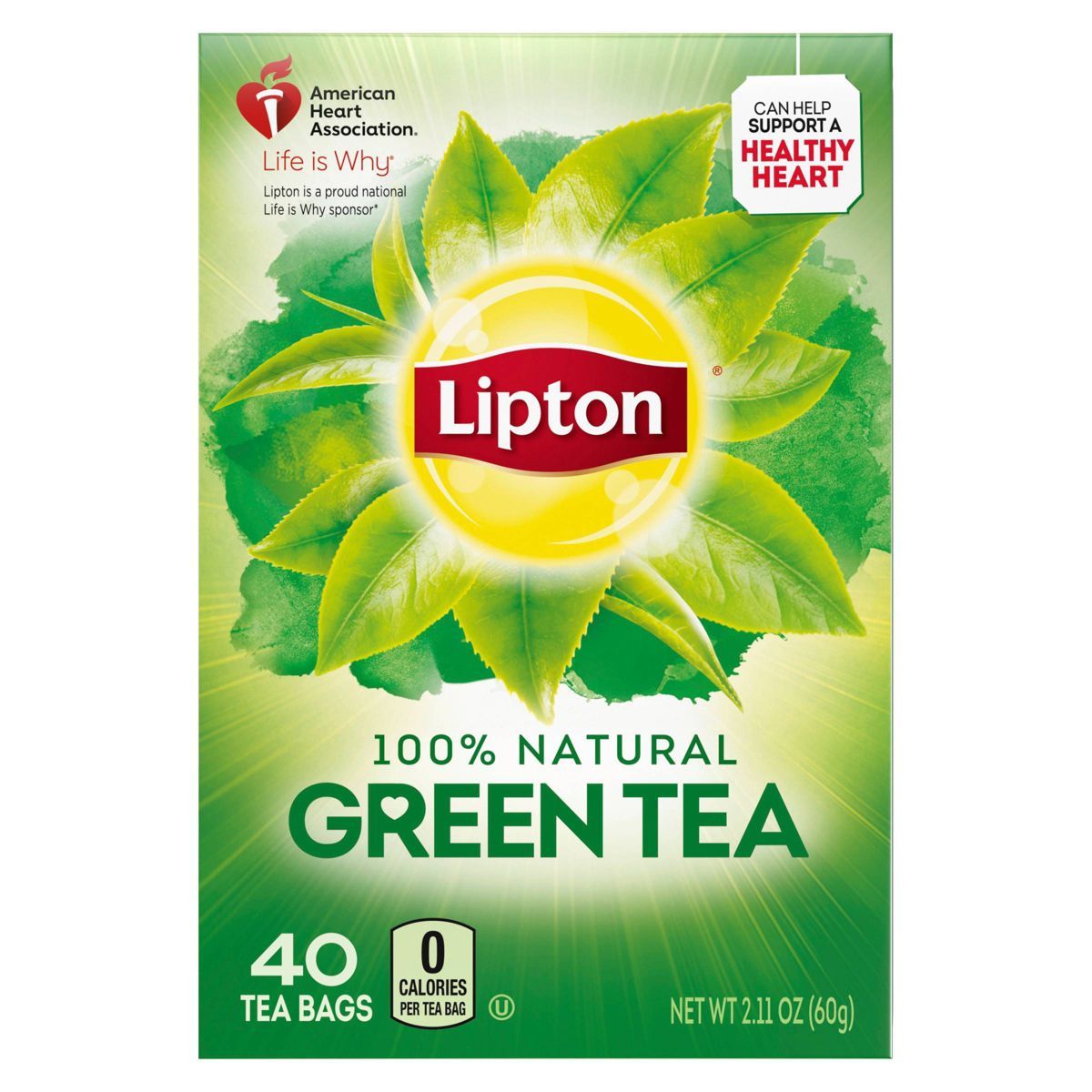 Lipton Green Natural Tea Bags - 40ct | Target