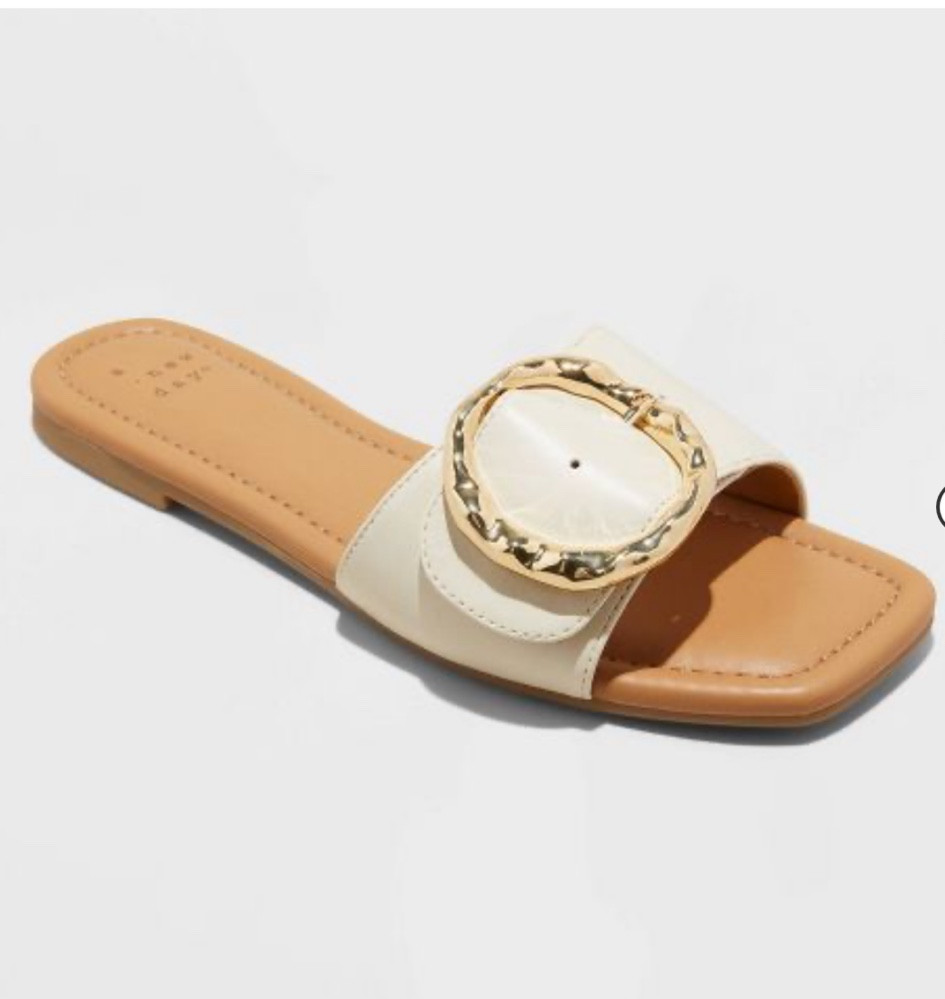 Bennie Buckle slide sandals