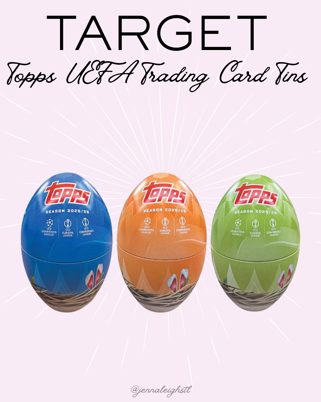Target find. If you hurry you can still grab these before Easter, the 2025-26 Topps UEFA Club Competitions Soccer Trading Card Tin is a fun basket stuffer for soccer fans. 

 #LTKmomlife #LTKSeasonal #LTKKids