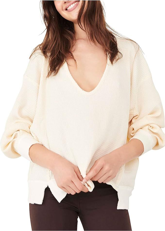 Free People Women's Buttercup Thermal Top | Amazon (US)