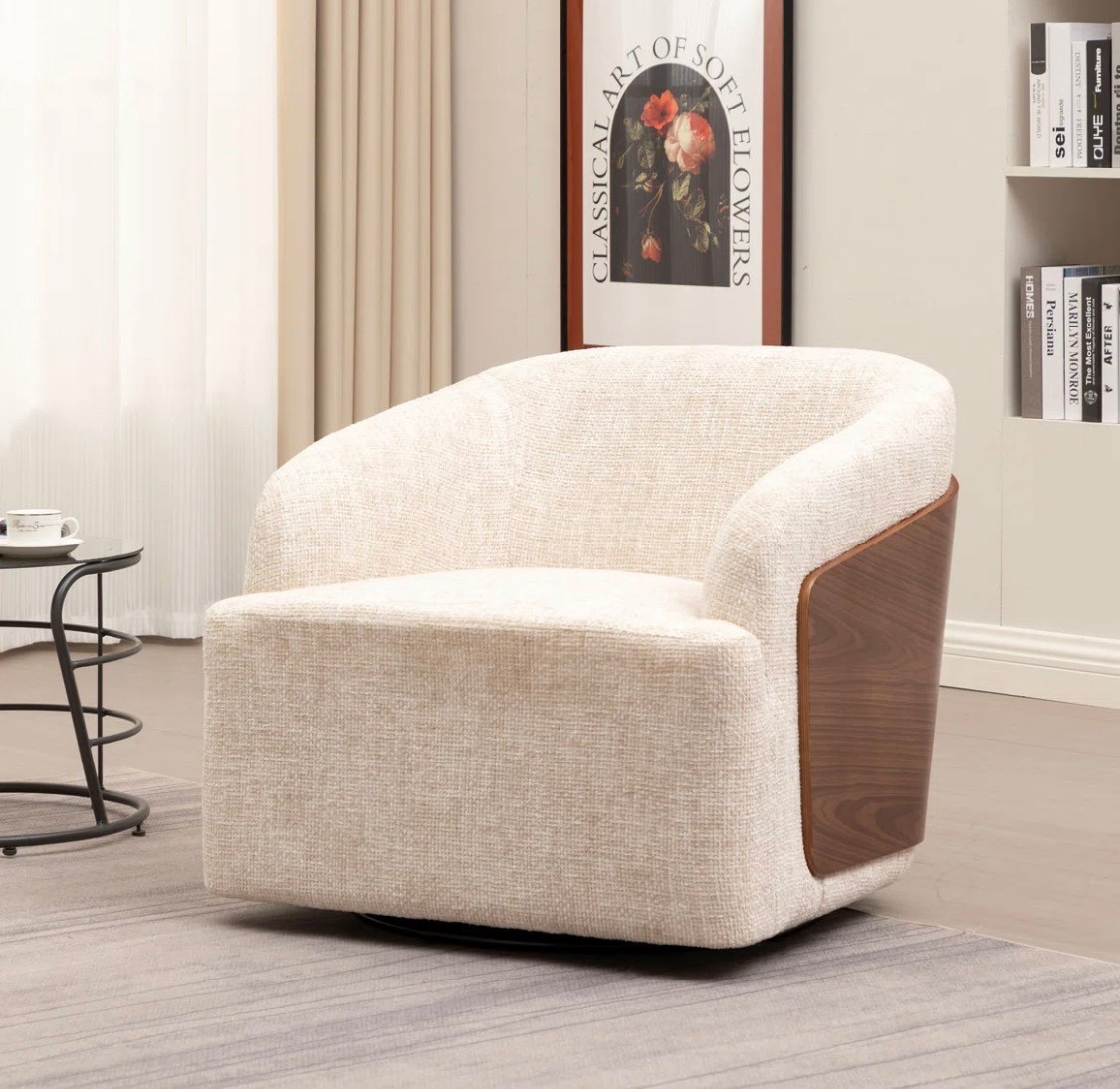 Swivel chair , affordable, cozy glam home decor 

#LTKHoliday #LTKHome #LTKSaleAlert