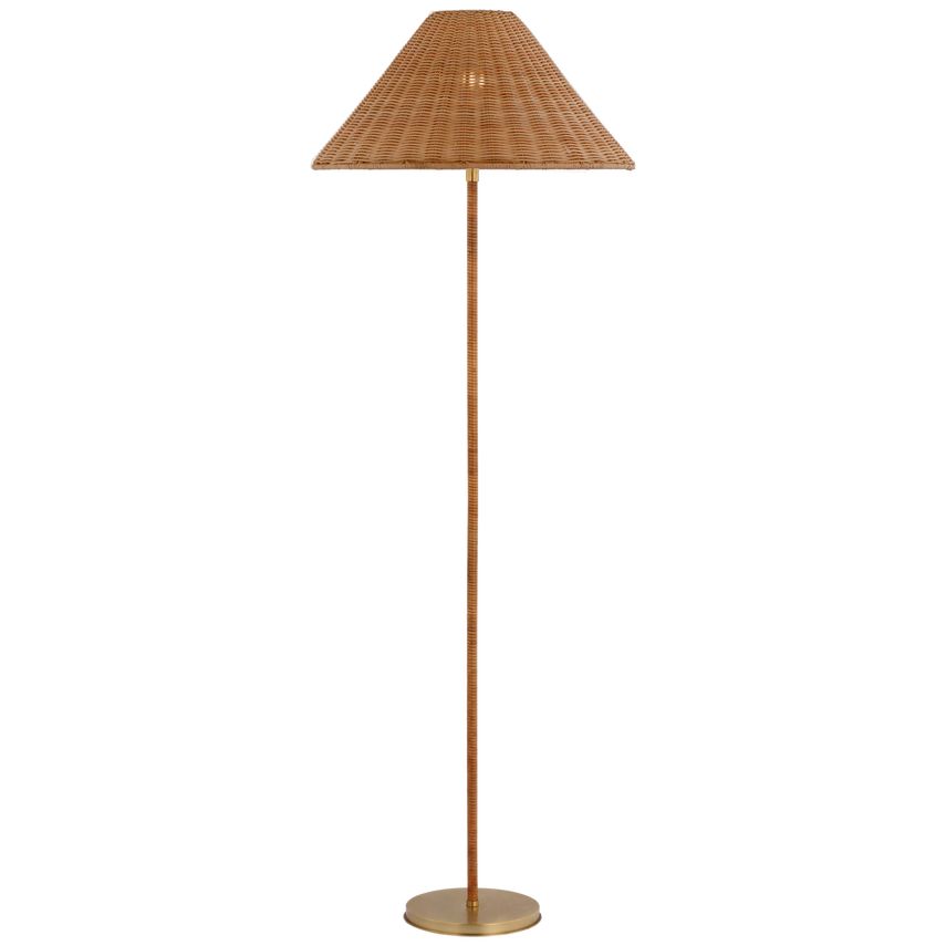 Wimberley Medium Wrapped Floor Lamp | Visual Comfort