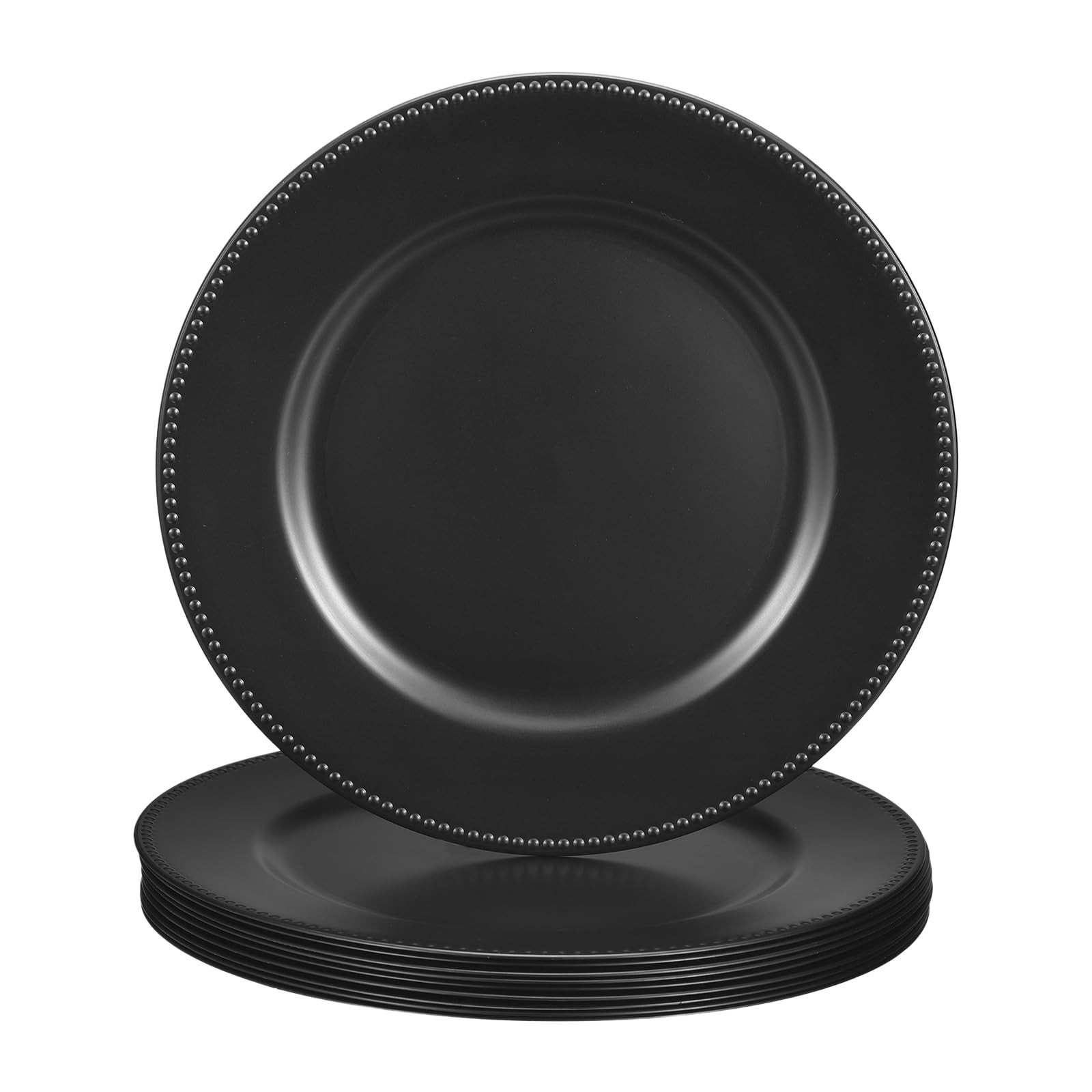 uxcell 10pcs Charger Plates Bulk 13 Inch Plastic Charger Plates Round Plate Charger for Dinner We... | Amazon (US)