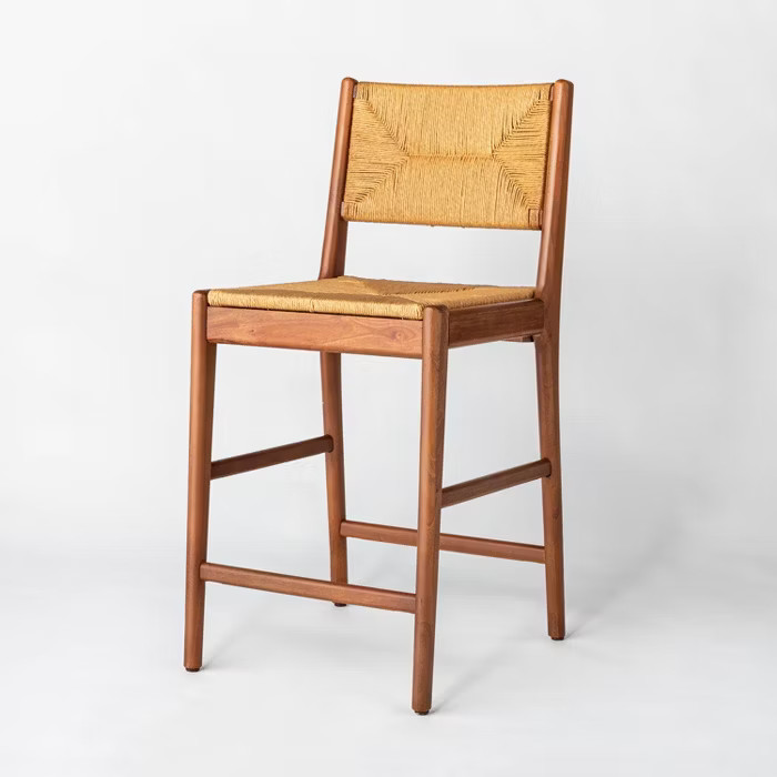 Sunnyvale Woven Counter Height Barstool - Threshold™ designed with Studio McGee | Target