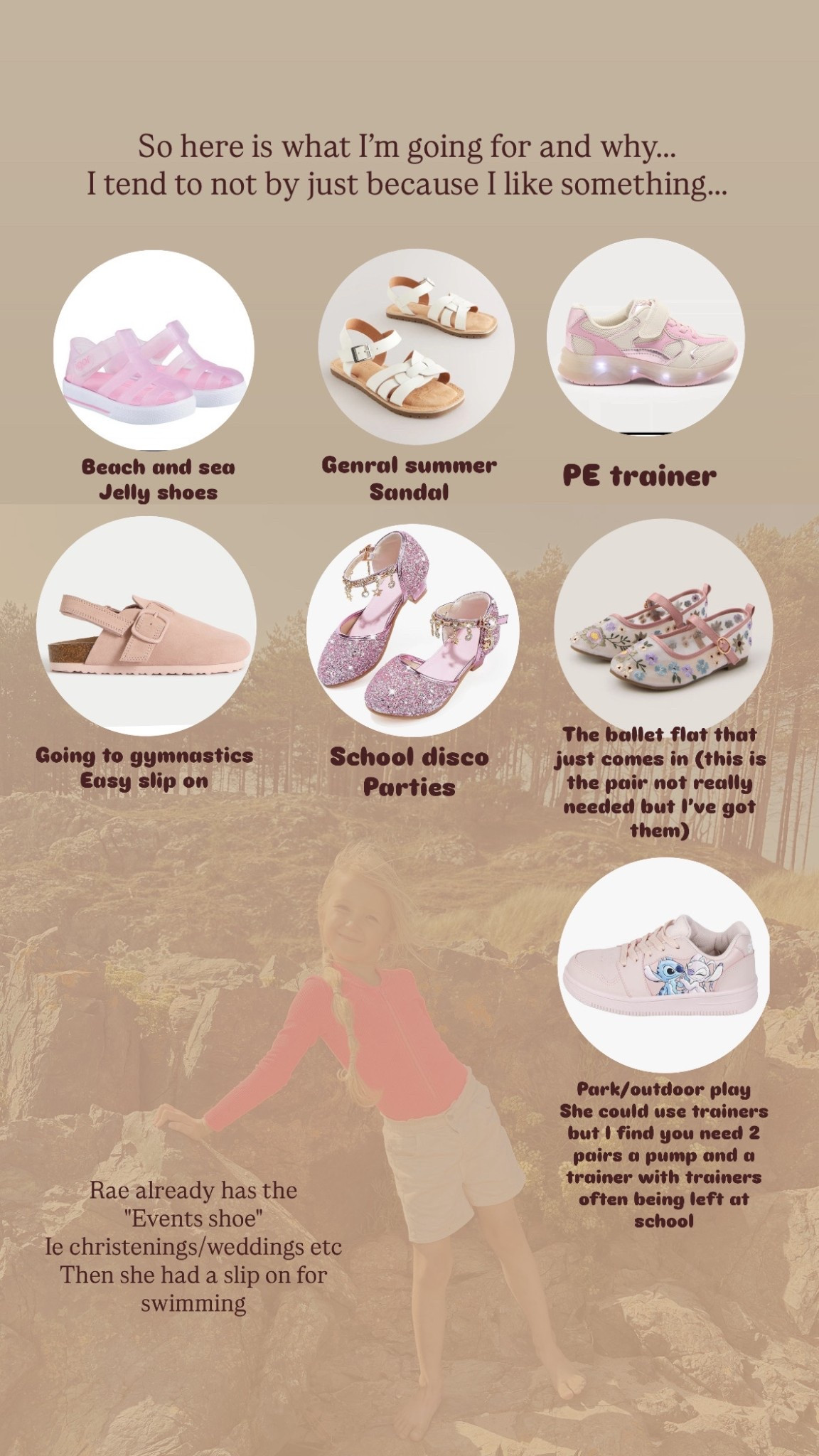 My daughters Spring summer shoe collection. I make sure they all have a purpose so nothing is wasted. 

#LTKspring #LTKuk #LTKkids