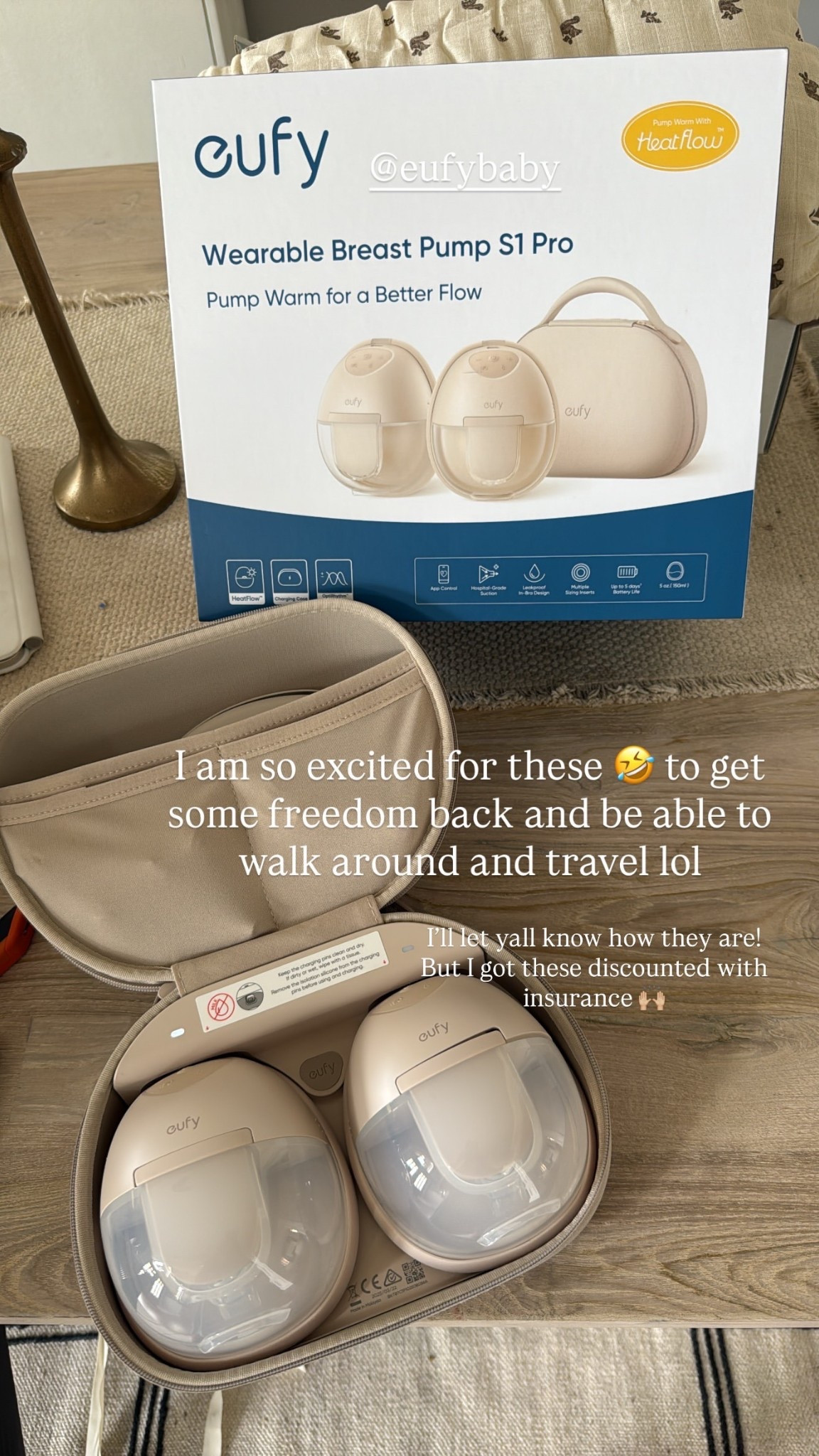 So excited about the Eufy Wearable Breast Pump! 💫

#LTKFamily #LTKKids #LTKBaby