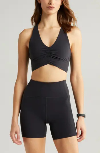 Studio Luxe Ballet Longline Sports Bra | Nordstrom