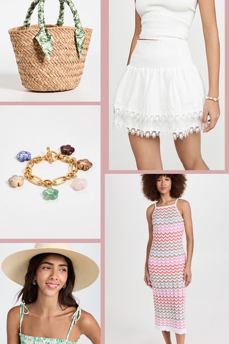 Ashley Butterfield of SideSmile Style shares her under $200 picks for the summer. Straw bag, charm bracelet, floral sundress, bow top, puff sleeves, white set, cut out one piece swim, sun hat

#LTKFind #LTKSeasonal #LTKswim