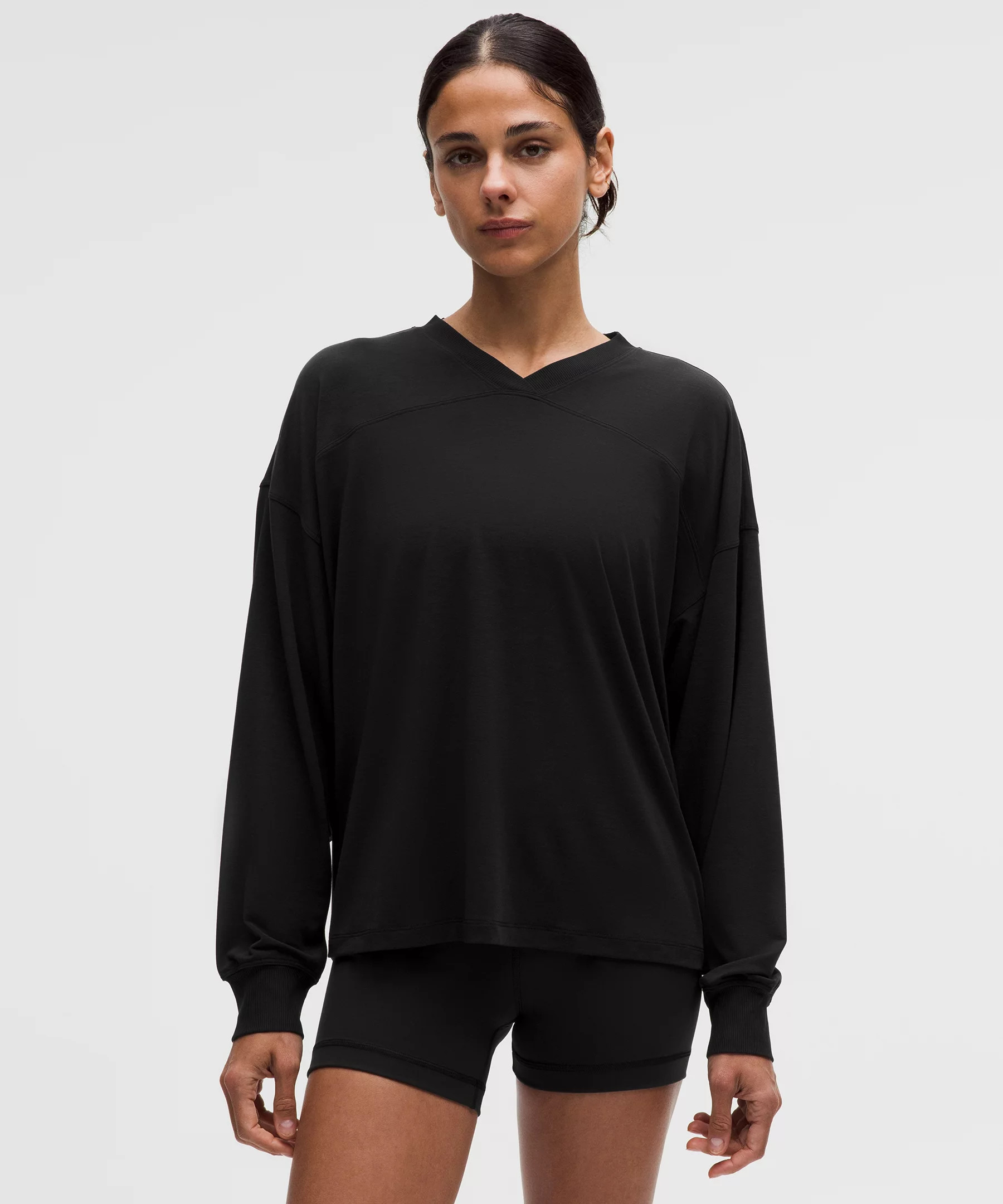 Jersey Training V-Neck Long-Sleeve Shirt | Lululemon (US)