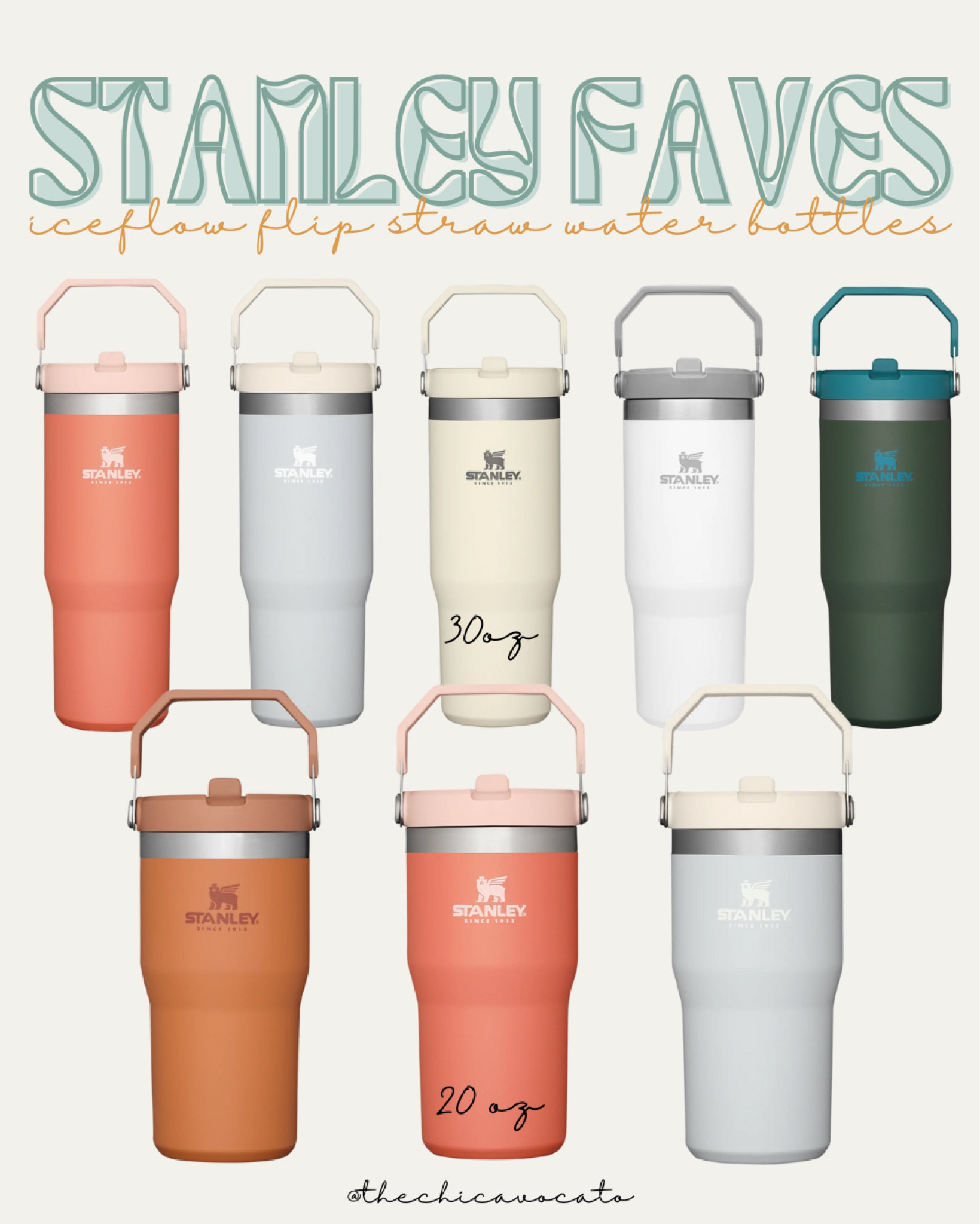 Stanley Favorites 
IceFlow flip straw water bottle 
Water tumbler 

IN STOCK RIGHT NOW

#LTKtravel #LTKunder50 #LTKSeasonal