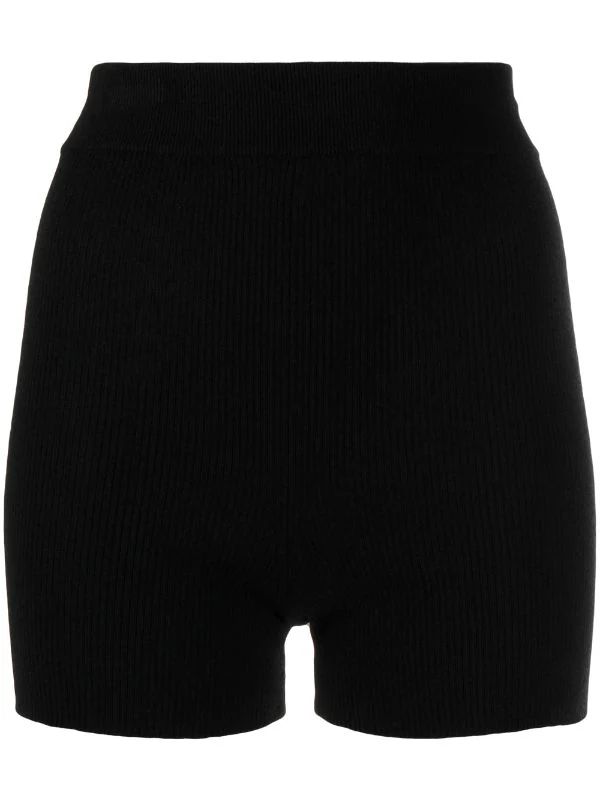 Alexa knitted cashmere biker shorts | Farfetch (UK)