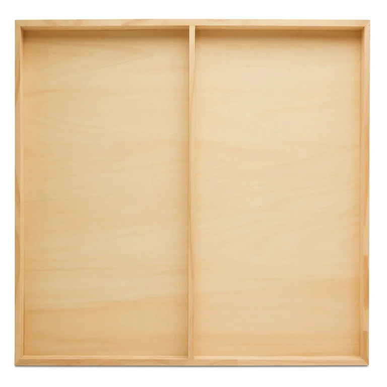 Large Square Wood Canvas 24 x 24 x 1-1/2-inch, Pack of 1 Unfinished Wood Frames, Blank Wood Signs... | Walmart (US)