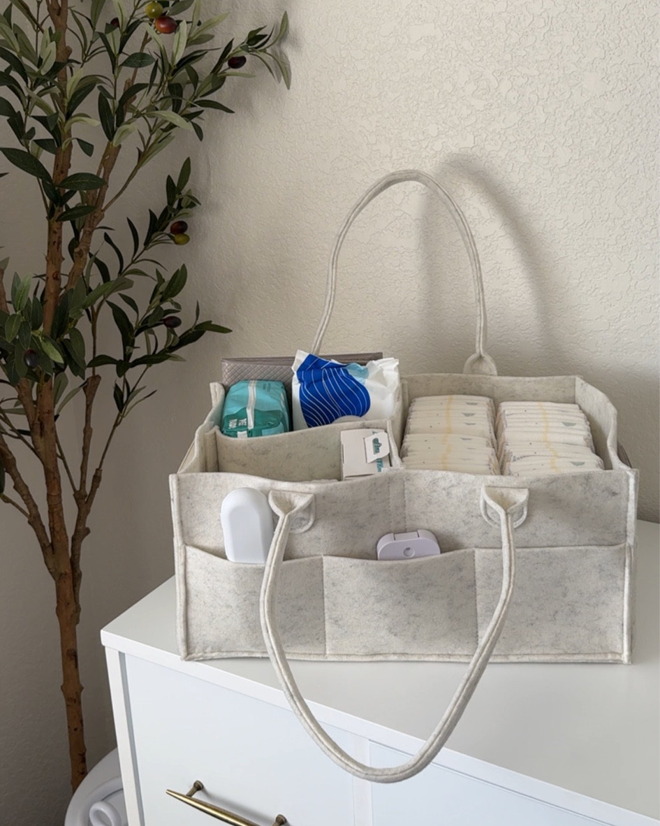 Bedside diaper caddy links 👶🏻🕊️🧺

#LTKbaby